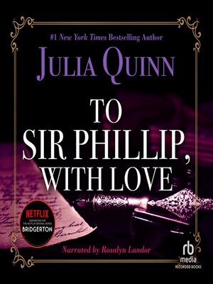 cover image of To Sir Phillip, with Love
